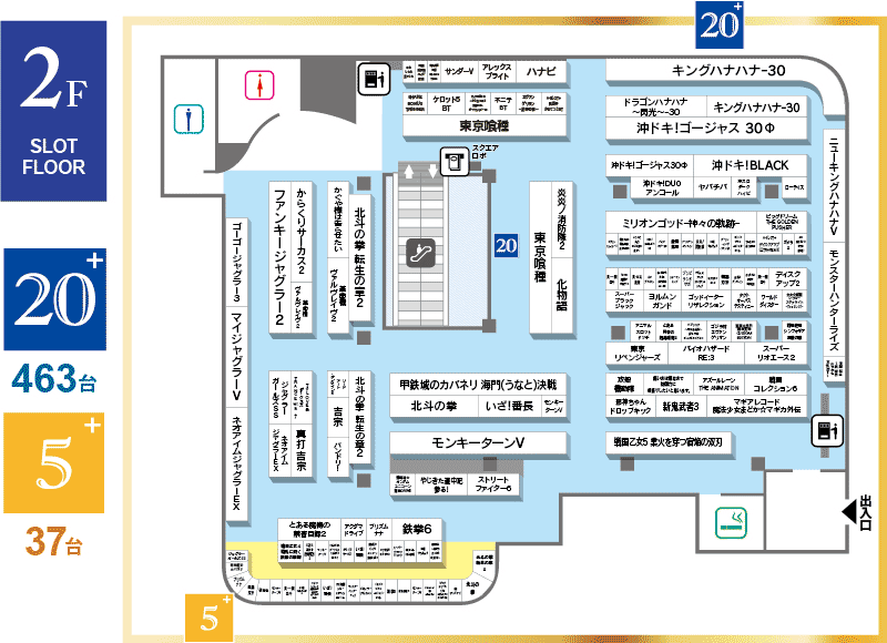 スロット配置図